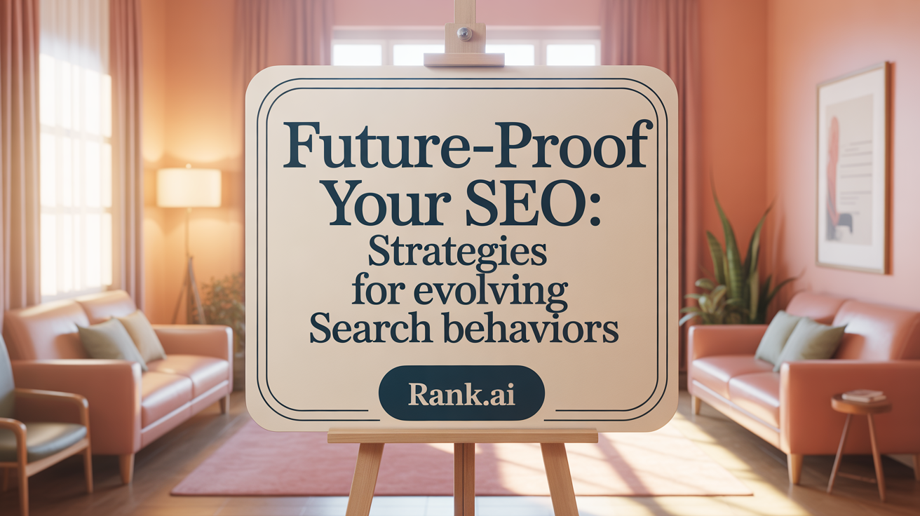 Future-Proof Your SEO: Strategies for Evolving Search Behaviors