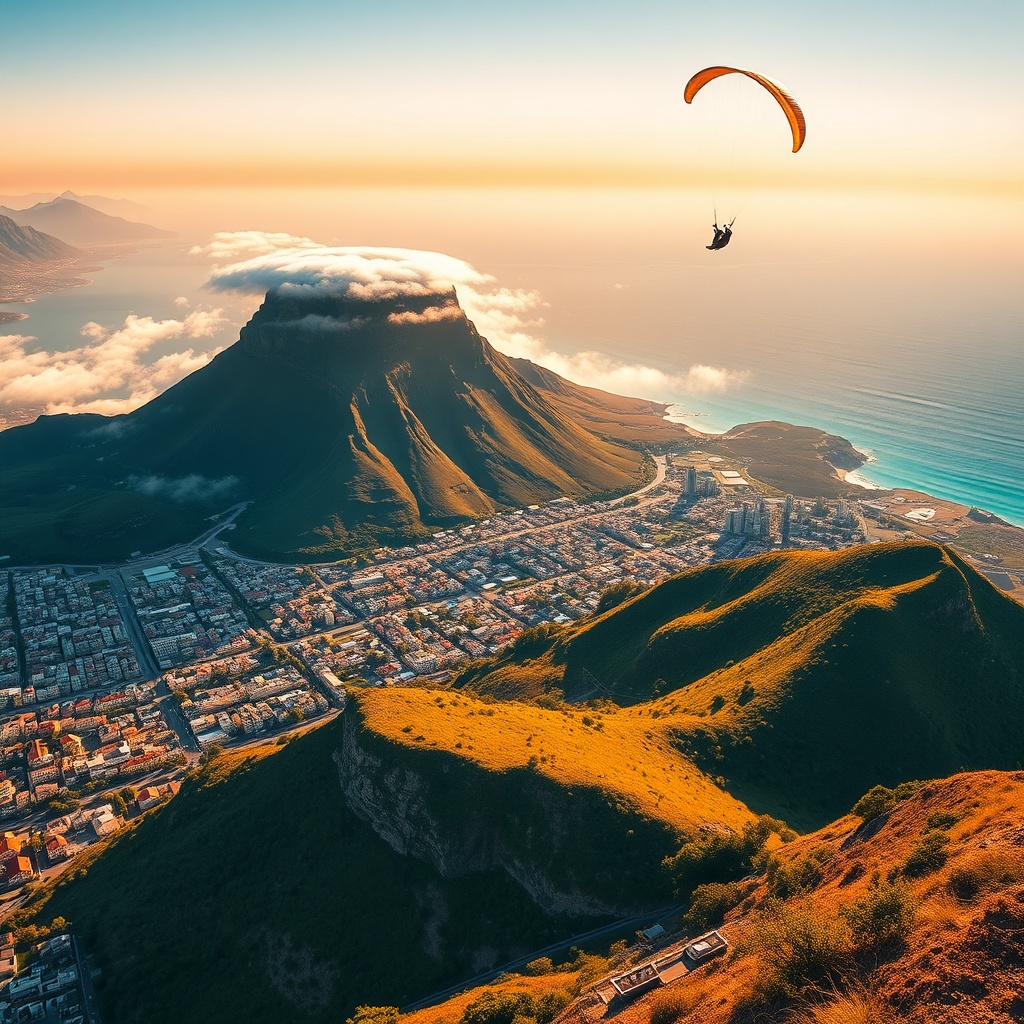 Cape Town, South Africa – Coastal Drama from Above