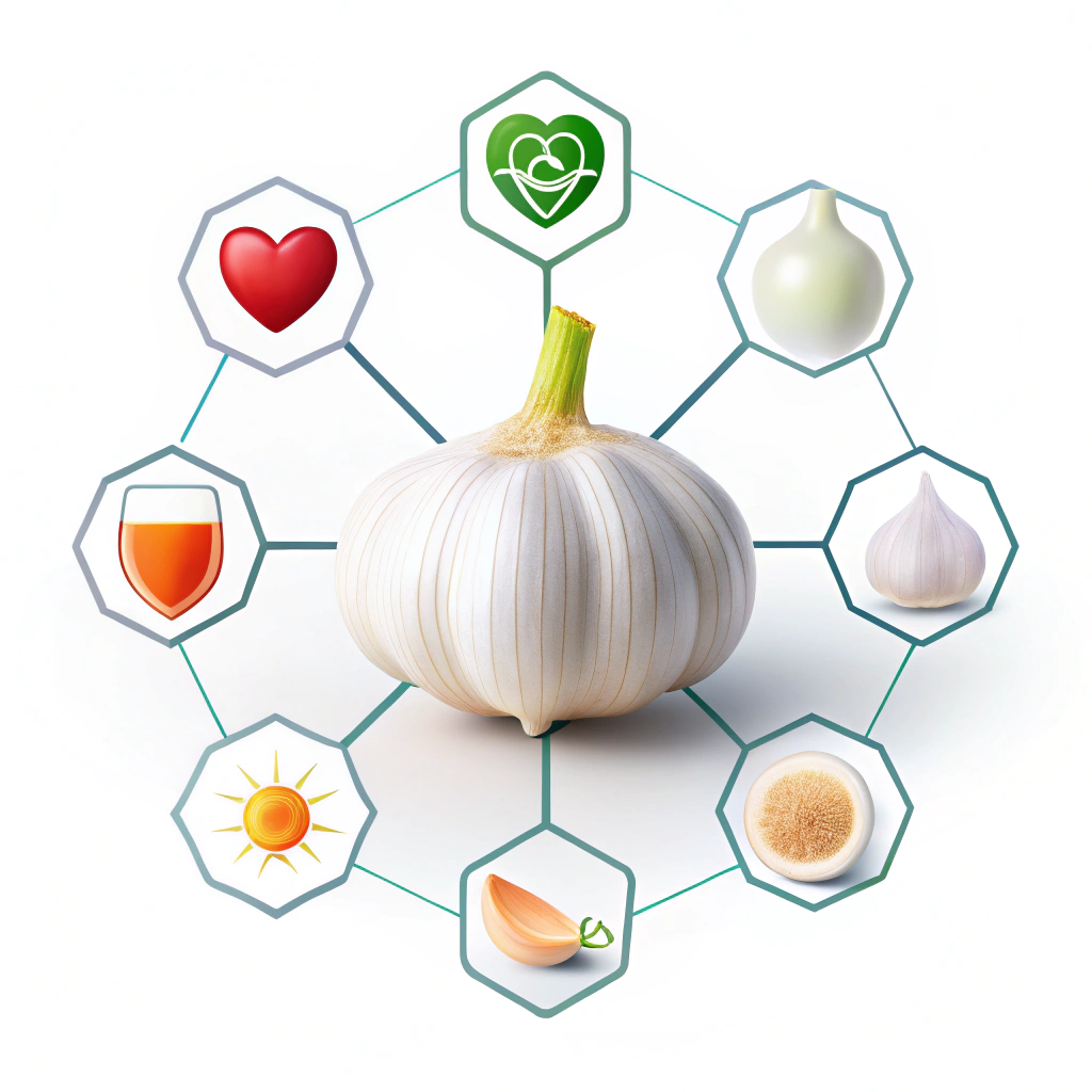 마늘 핵심 성분 및 주요 효능 요약