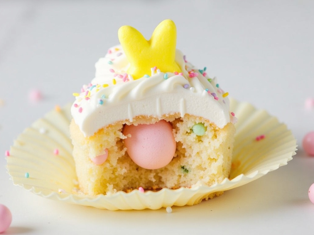 Melted Peep Cupcake Disaster