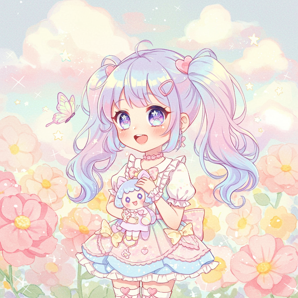 adorable cute anime girl pfp