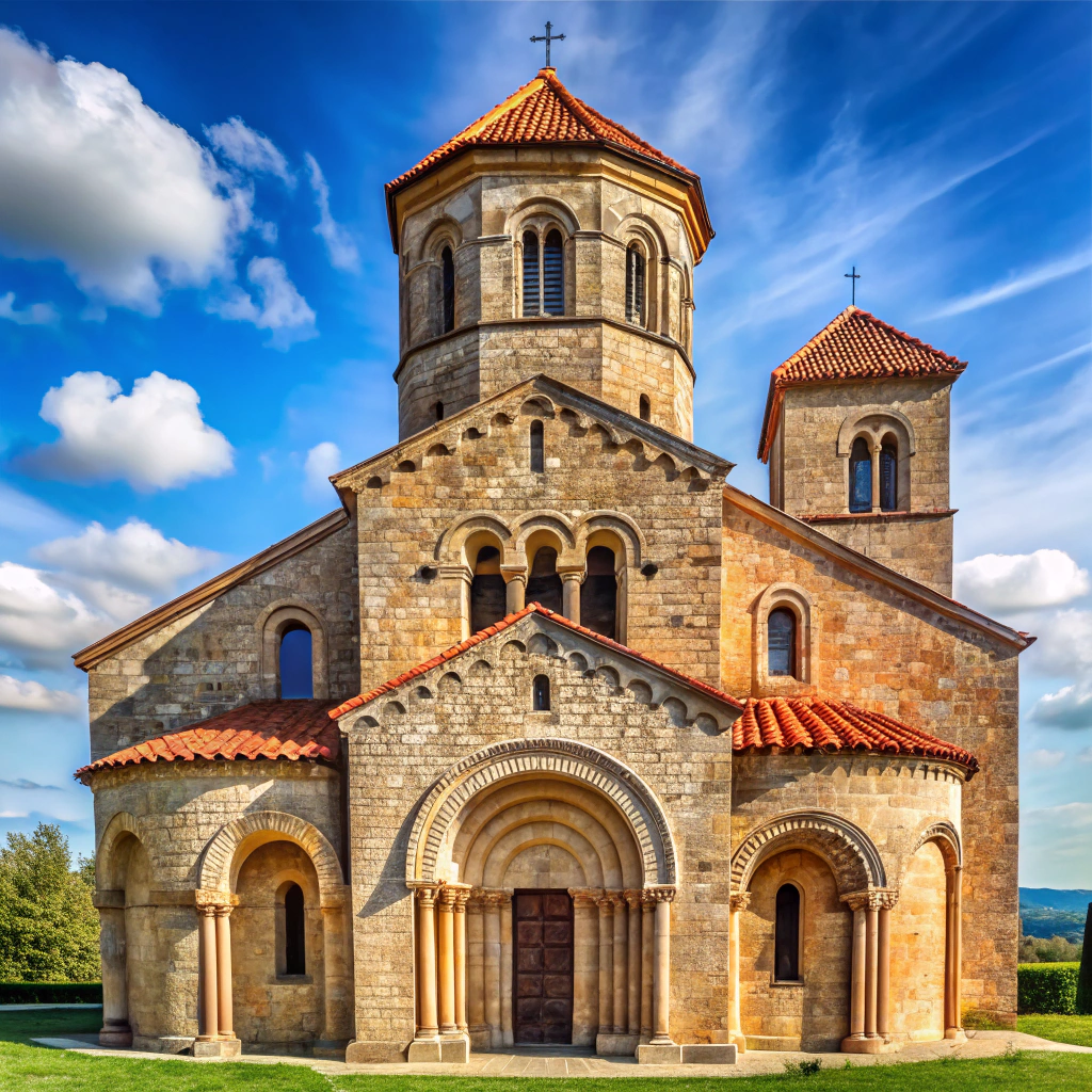 Neo-Romanesque Church Inspired by St. Cäcilia Harsum