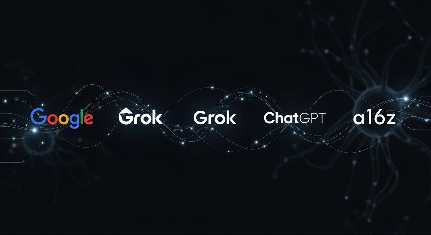 Google Gemini and Grok Narrow the Gap with ChatGPT, Says a16z
