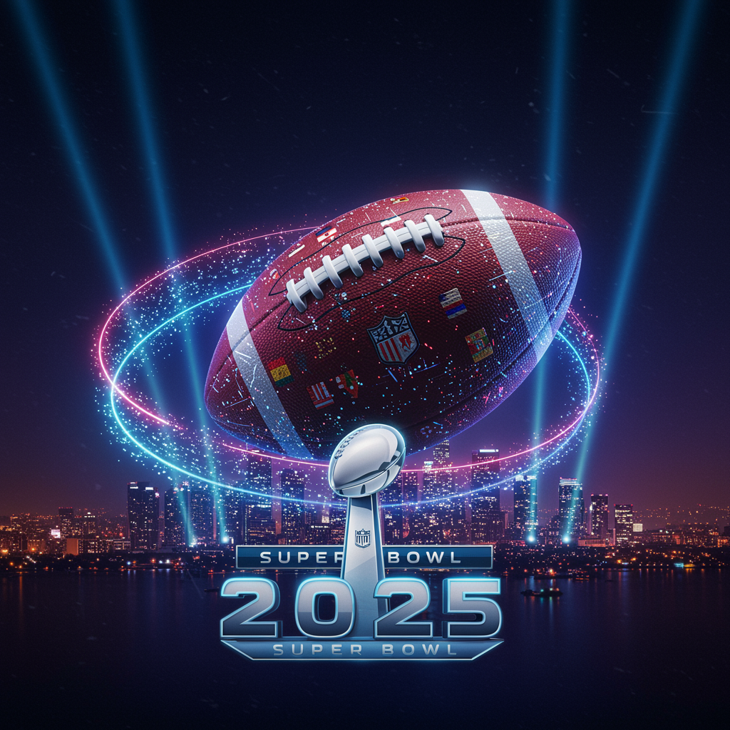 super bowl 2025 logo