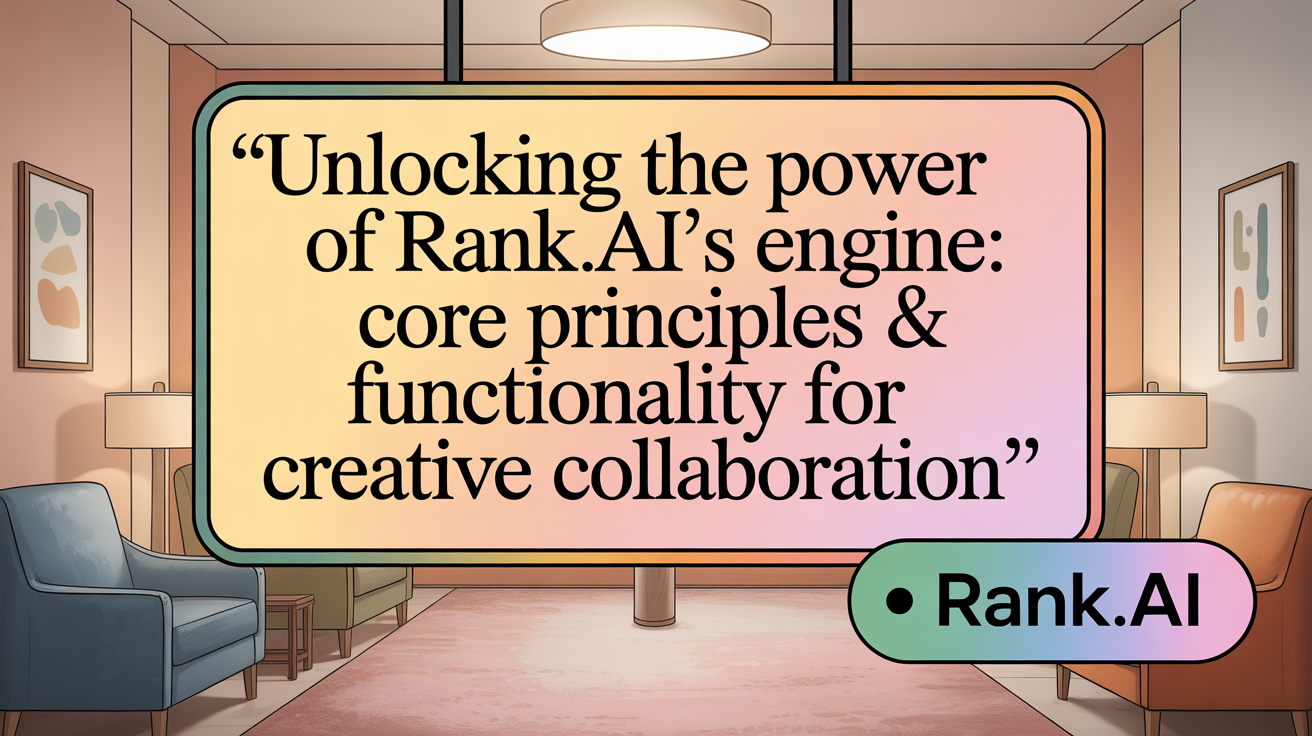 Unlocking the Power of Rank.ai’s Engine: Core Principles &amp; Functionality