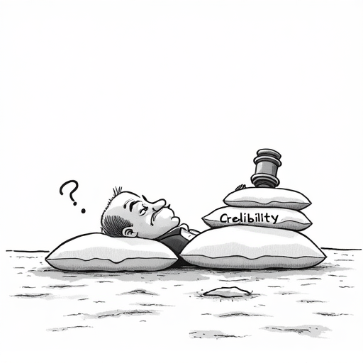 MyPillow CEO Loses $2.3m Defamation Suit single-panel cartoon