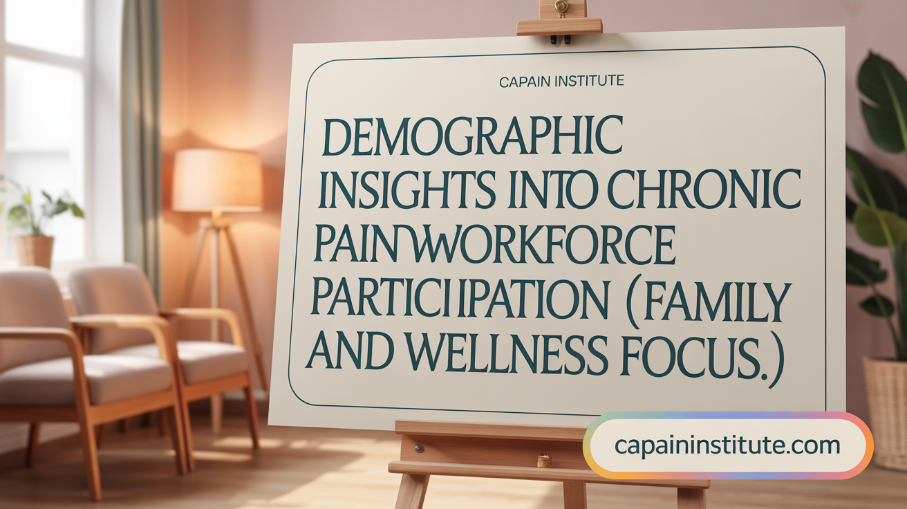Demographic Insights into Chronic Pain and Workforce Participation
