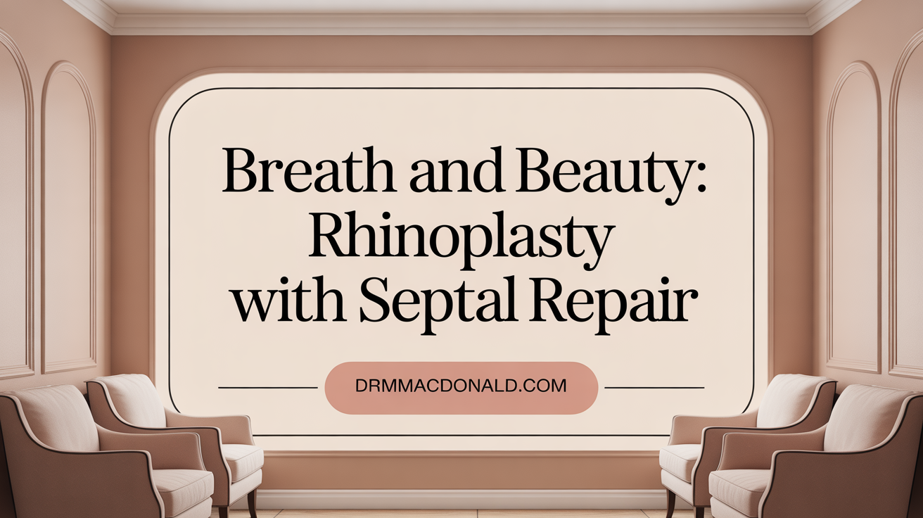 Breath and Beauty: Rhinoplasty with Septal Repair