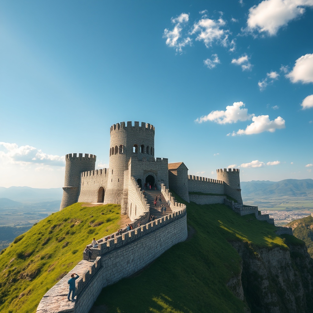Midday Majesty: The Ancient Hilltop Fortress