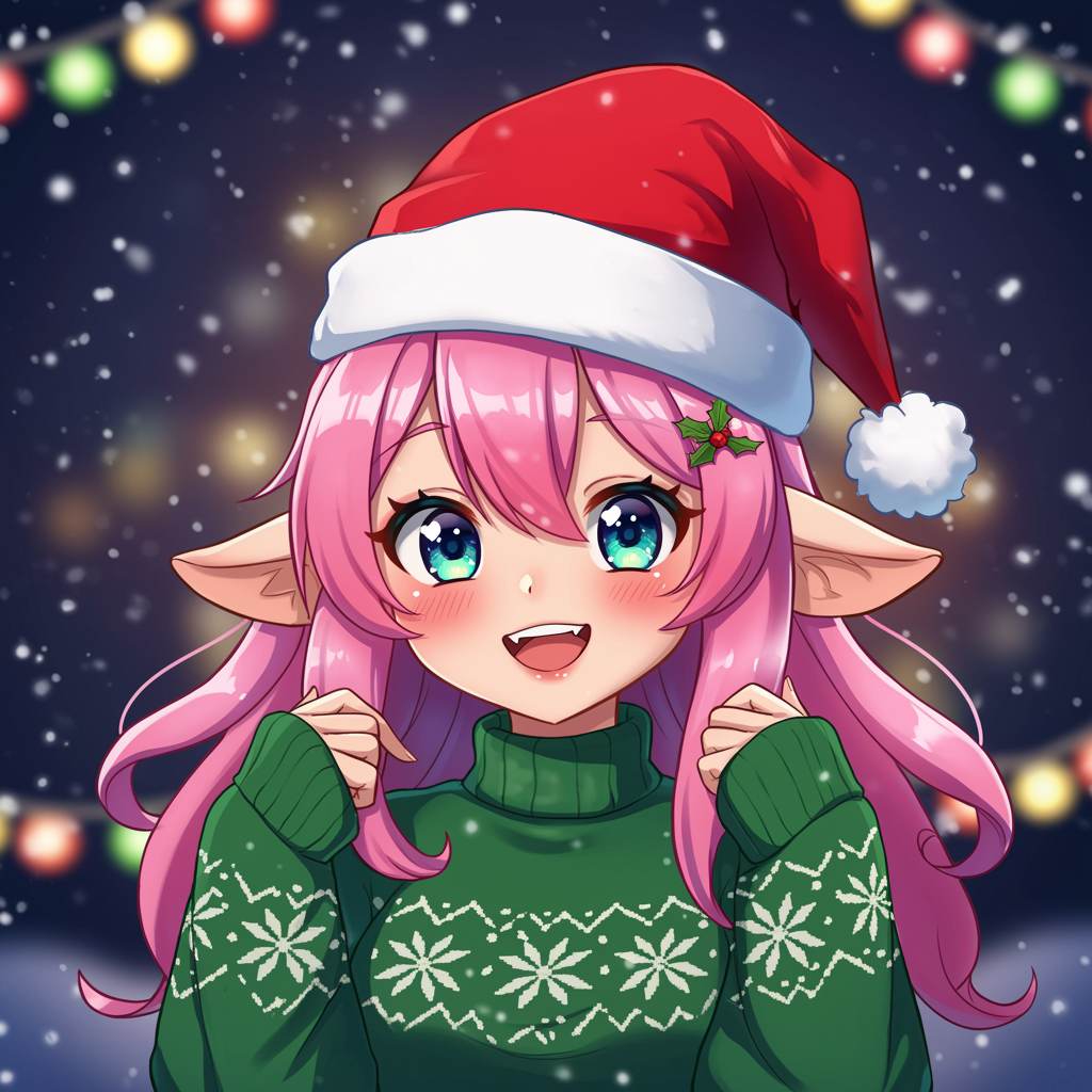 christmas pfp anime