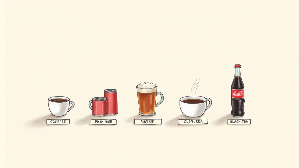 1. Định nghĩa đồ uống caffeine tránh