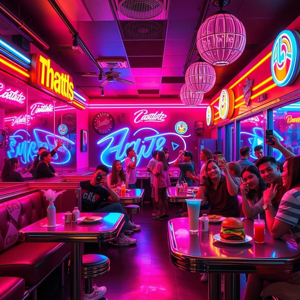 Neon Bites: The Color Pop Diner