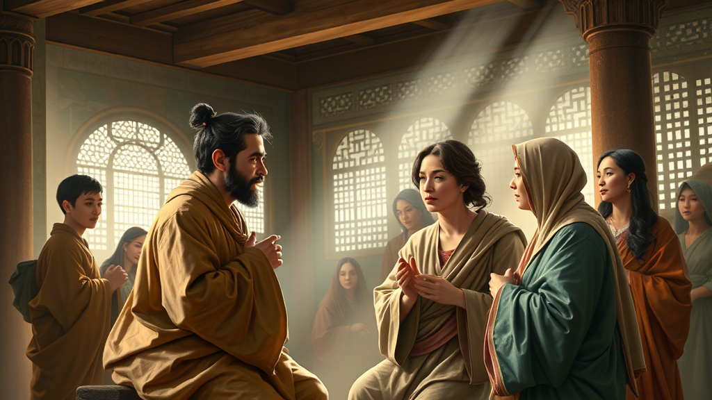 다양한 사람들이 함께 하는 조화로운 공동체의 모습