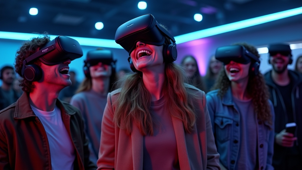 Jugadores disfrutando de las inmersivas experiencias de realidad virtual en Barcelona que ofrece Virtua