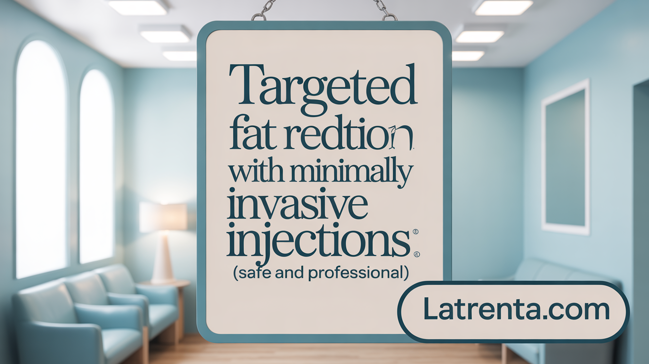 Targeted Fat Reduction with Minimally Invasive Injections