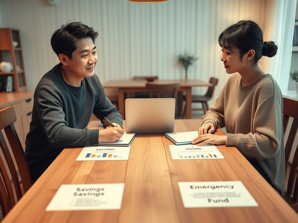 생활비, 저축, 투자, 비상금 예산 4구역 전략