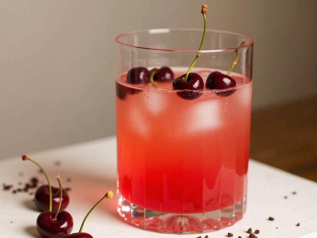 Chocolate Cherry Mocktail Fail