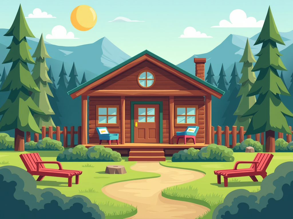 Family cabin reunion image