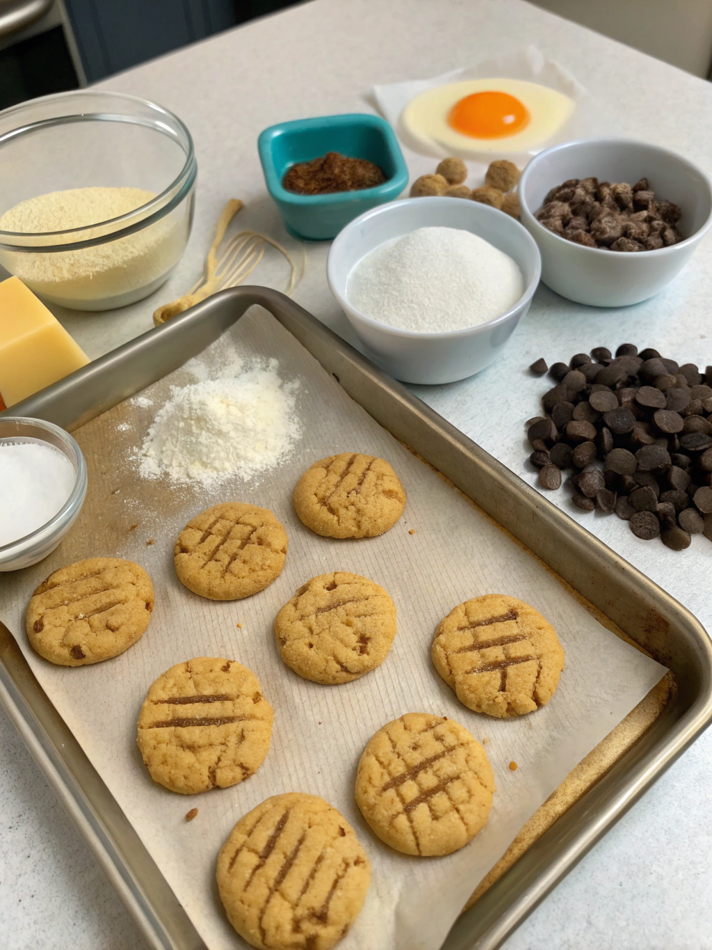 Ingredients for Squid Game Cookies