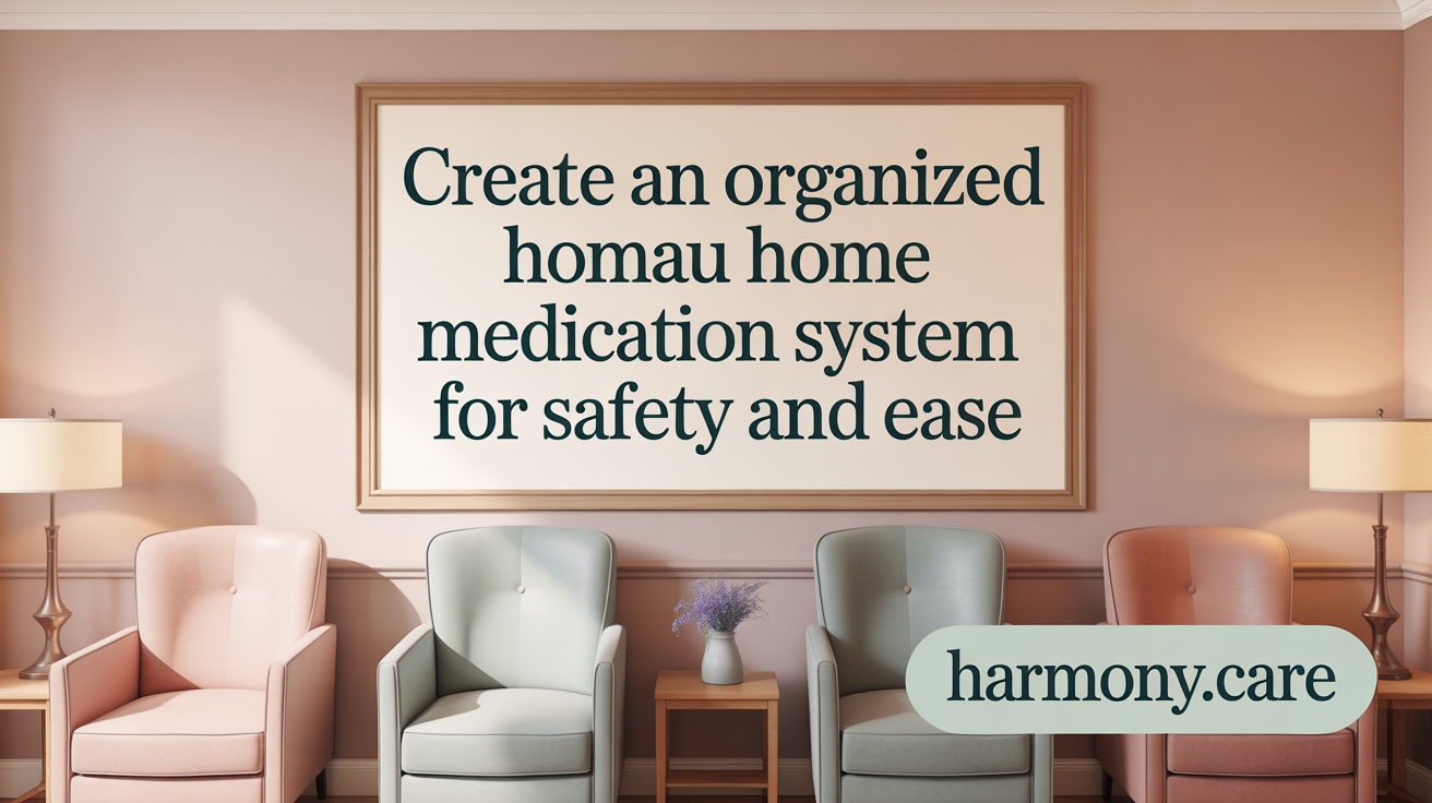 Create an Organized Home Medication System for Safety and Ease