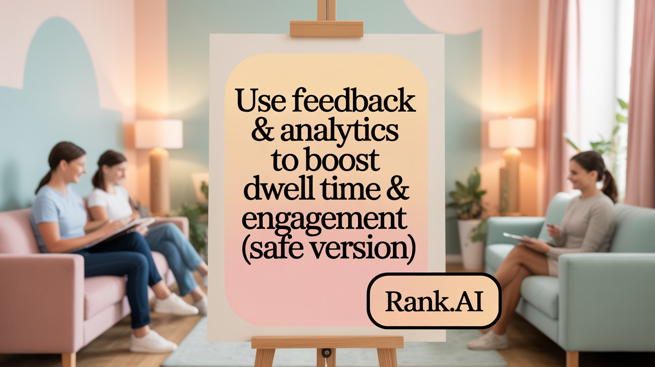 Use Feedback &amp; Analytics to Boost Dwell Time &amp; Engagement