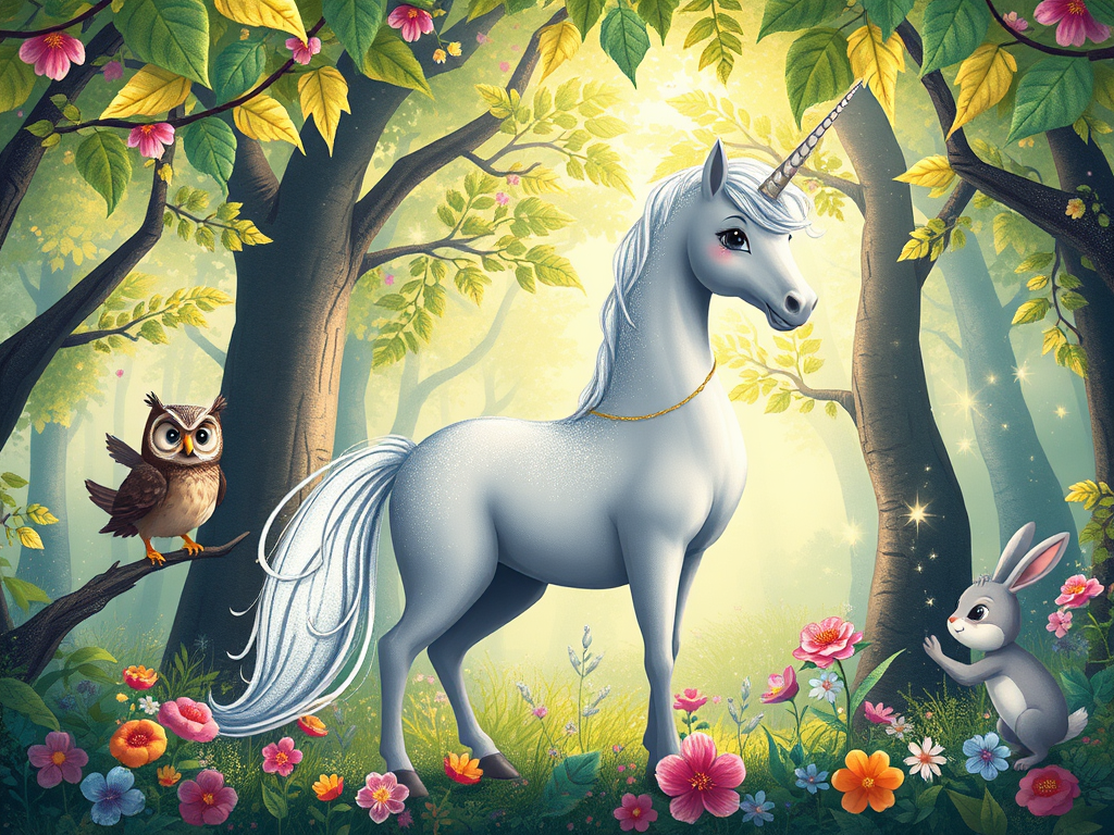 The Magical Adventures of Glitter the Gray Unicorn