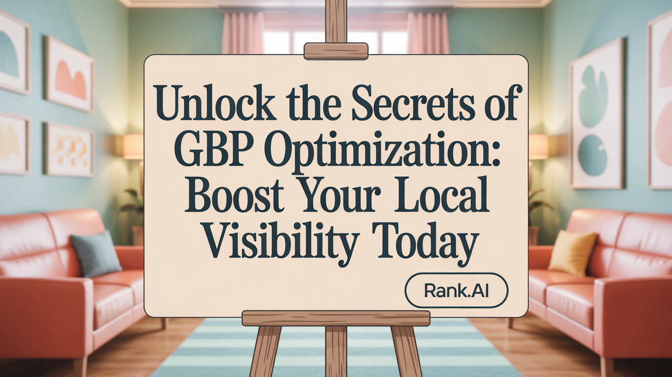 Unlock the Secrets of GBP Optimization: Boost Your Local Visibility Today