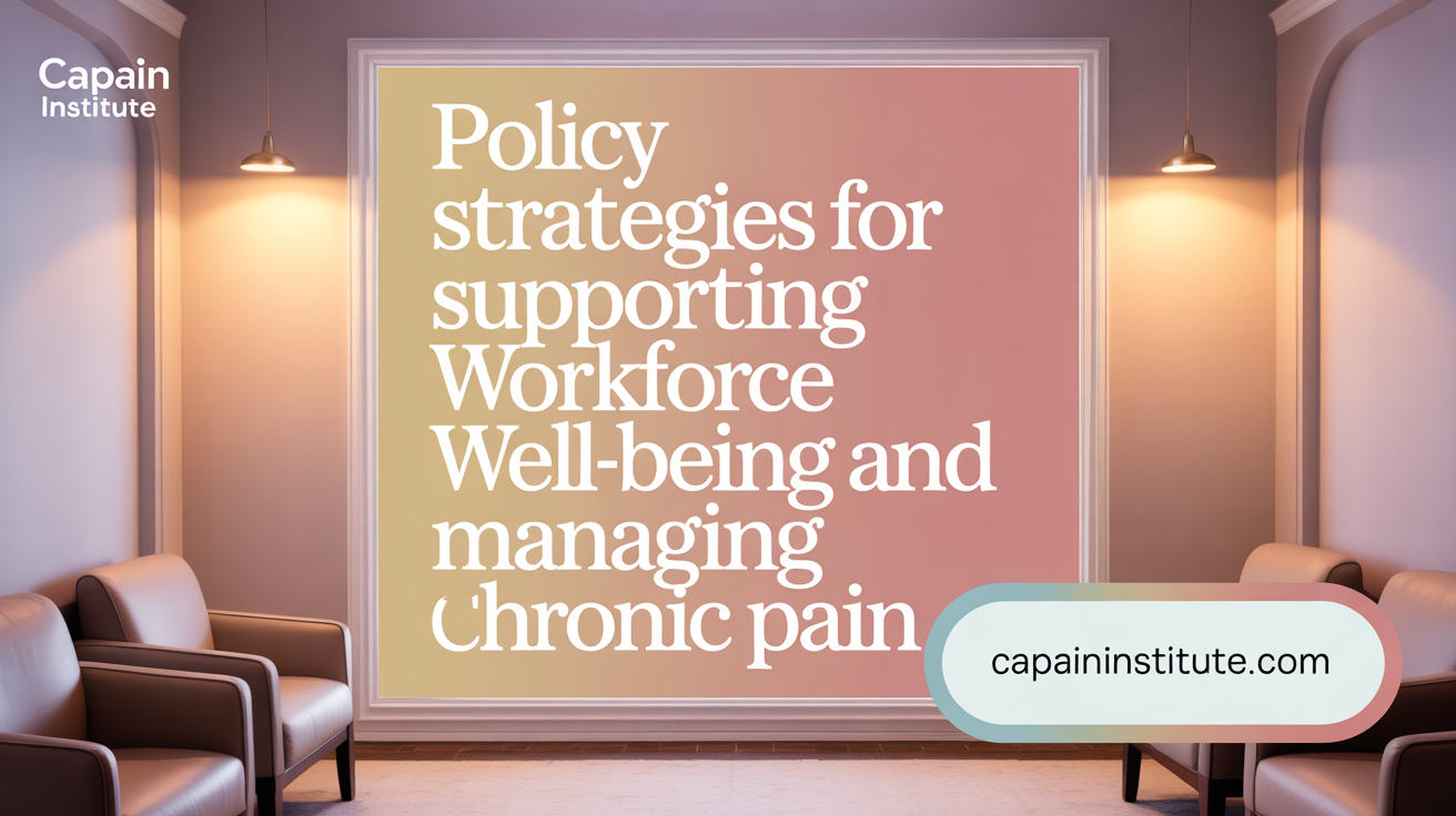 Policy Strategies for Addressing Chronic Pain in the Workforce