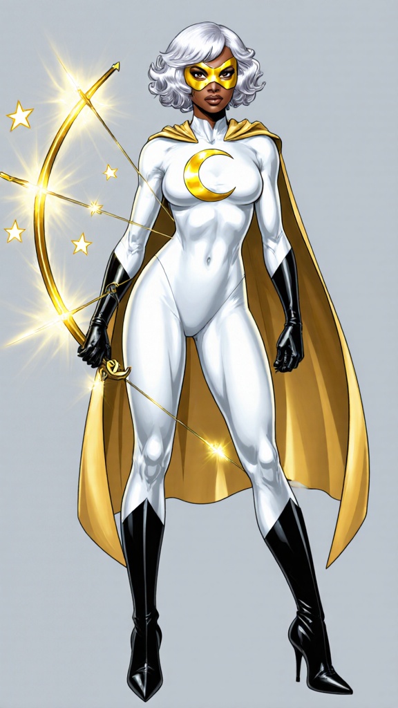 African-American female super-hero. She has the po