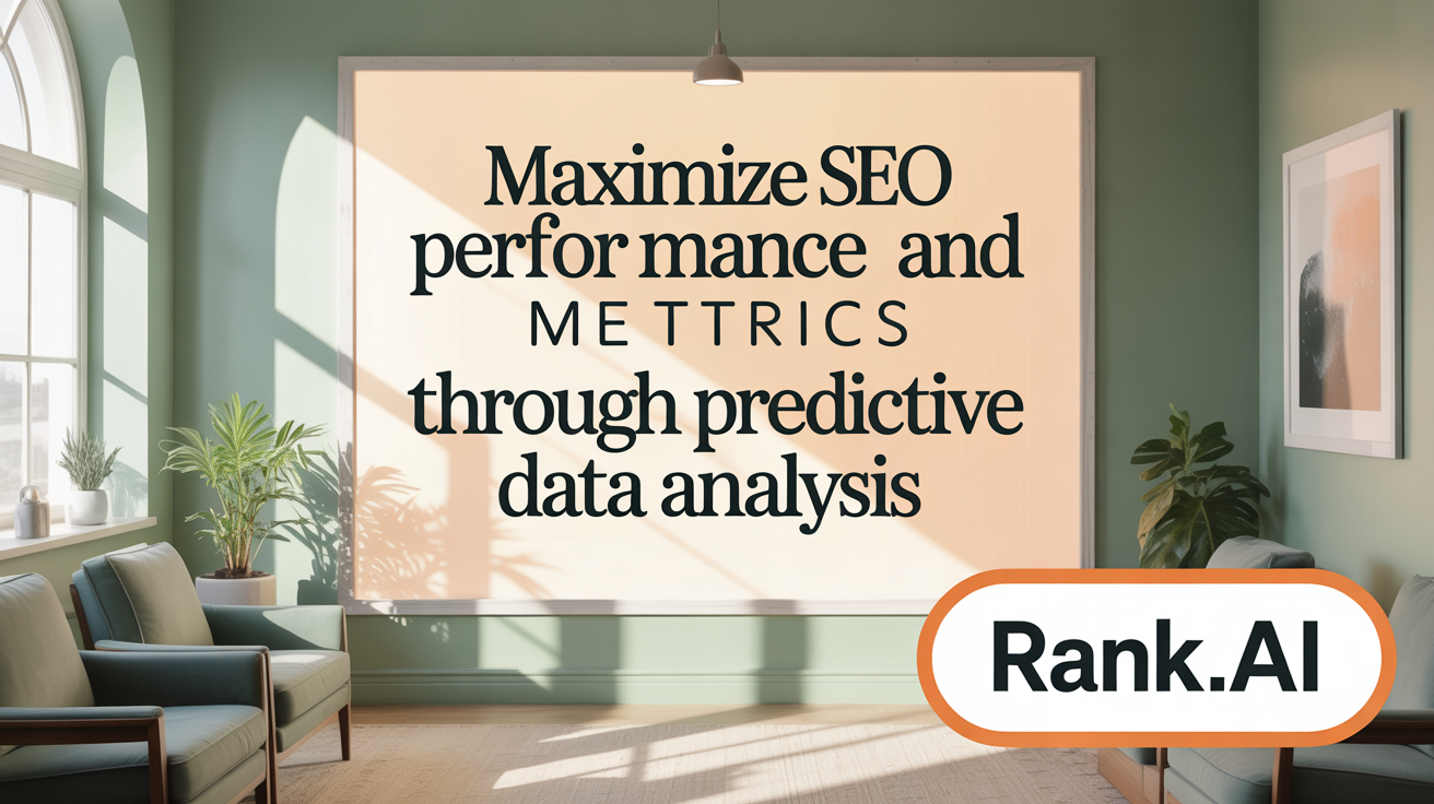 Maximize SEO Performance and Metrics Through Predictive Data Analysis