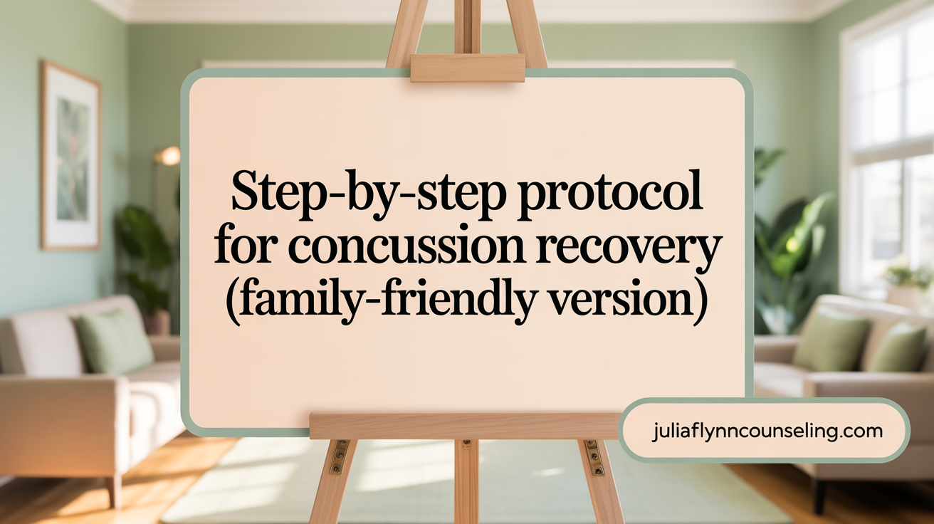 Step-by-Step Protocol for Concussion Recovery