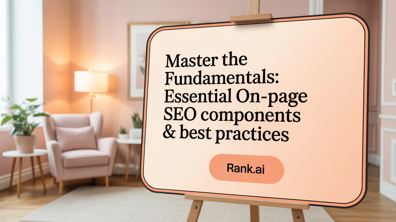 Master the Fundamentals: Essential On-Page SEO Components &amp; Best Practices