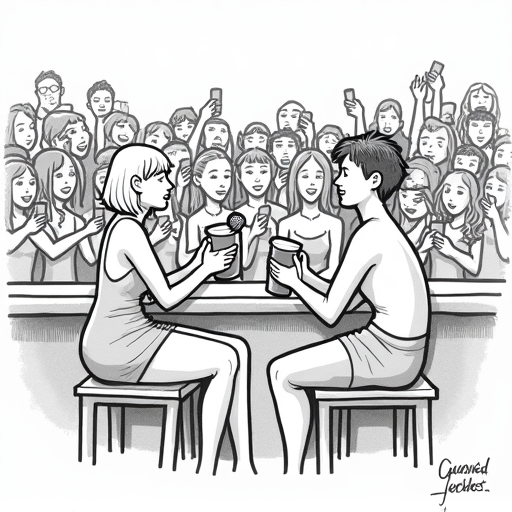Taylor Swift and Travis Kelce spotted in Nashville bar single-panel cartoon