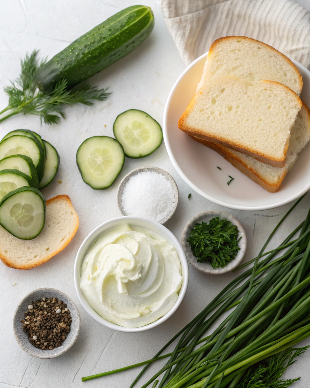Cucumber Sandwiches ngredients