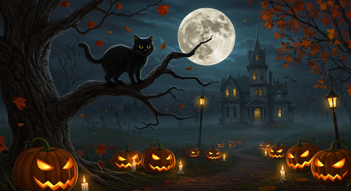 halloween cat