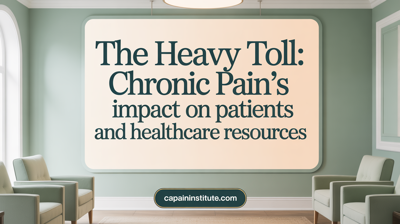 The Heavy Toll: Chronic Pain's Impact on Patients and Healthcare Resources
