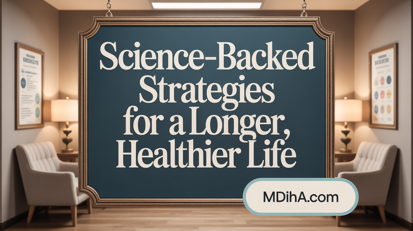 Science-Backed Strategies for a Longer, Healthier Life