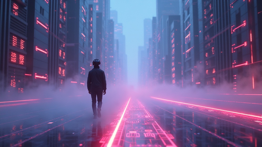 Neuroimagen mostrando la actividad de la brújula cerebral durante una simulación con realidad virtual.