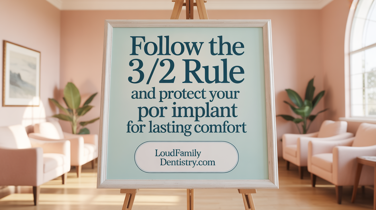 Follow the 3/2 Rule and Protect Your Implant for Long-Term Success