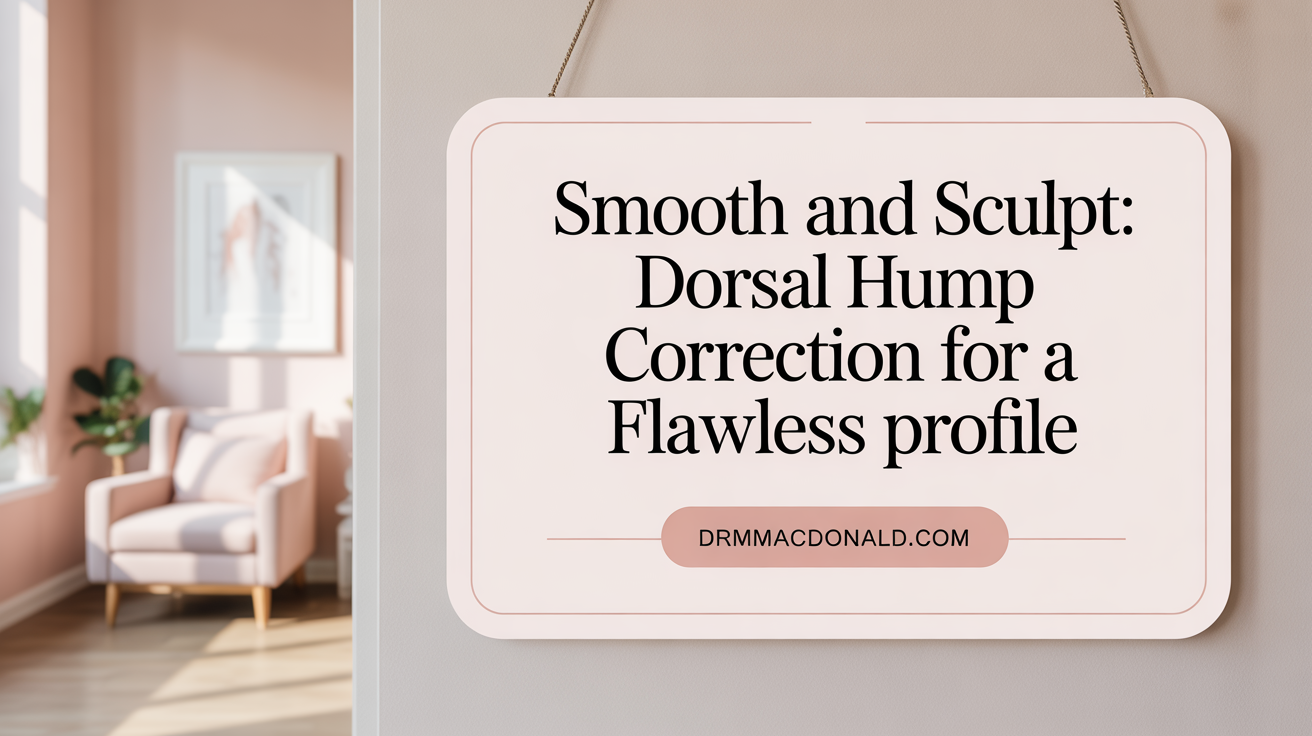 Smooth and Sculpt: Dorsal Hump Correction for a Flawless Profile