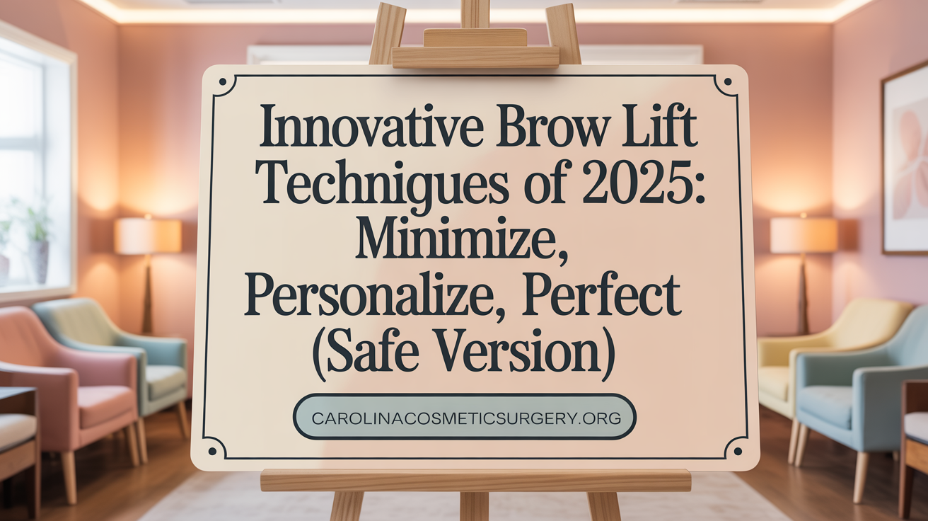 Innovative Brow Lift Techniques of 2025: Minimize, Personalize, Perfect