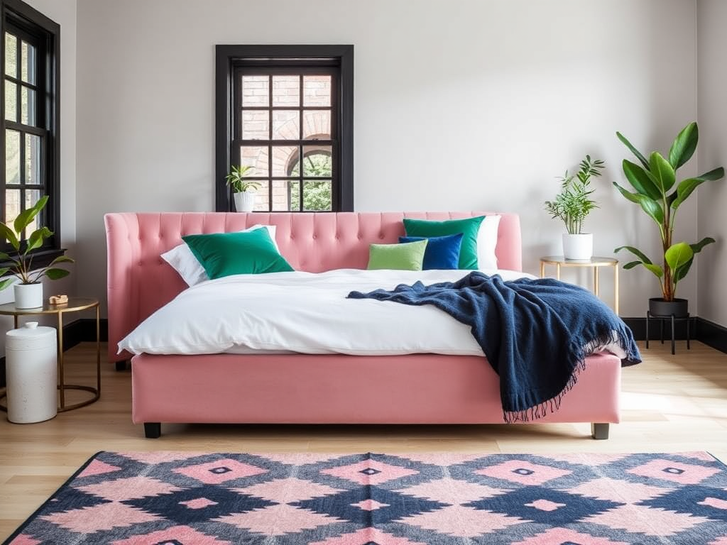 3. Mix Pink with Contrasting Colors for Visual Interest