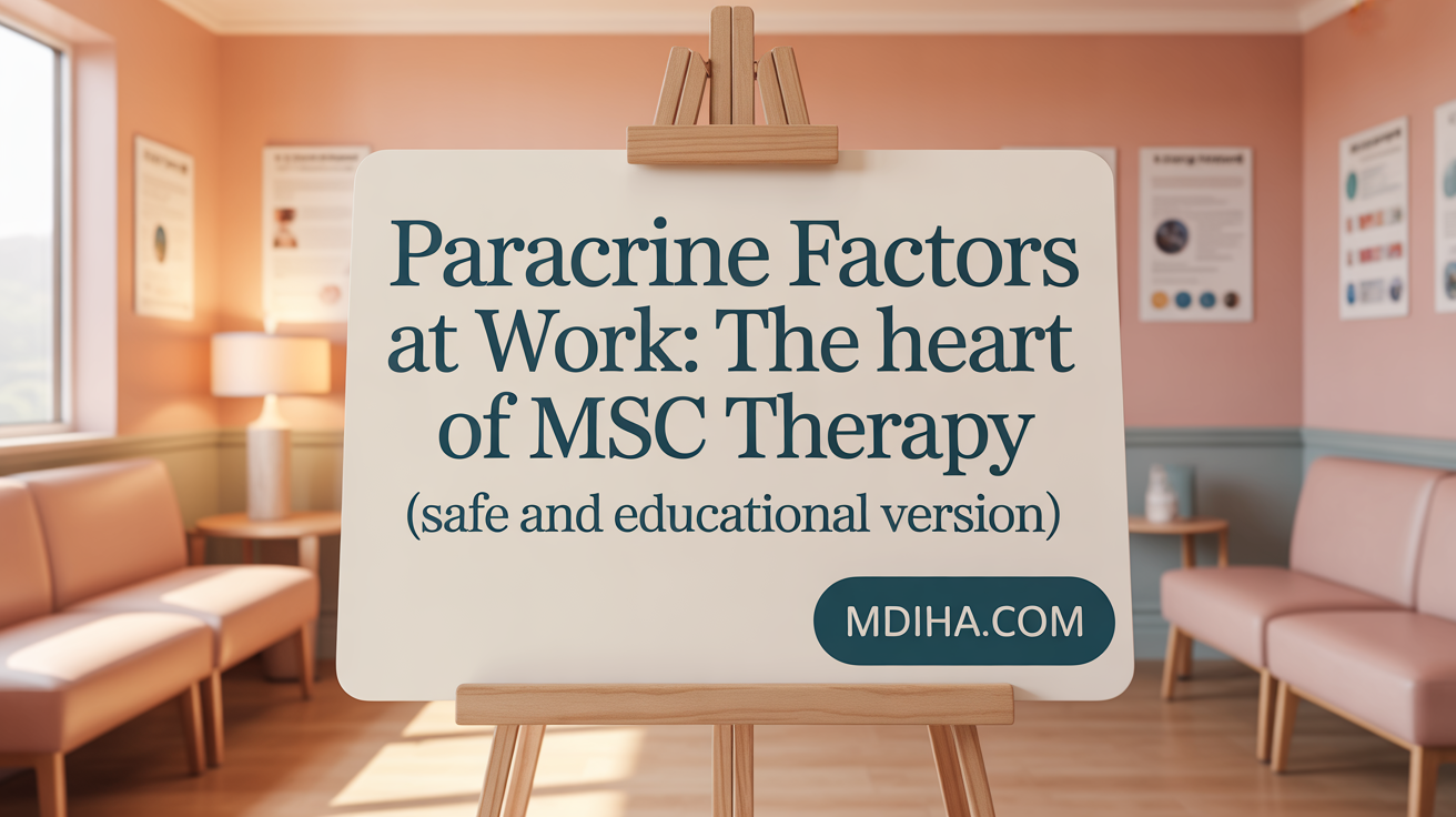 Paracrine factors at work: The heart of MSC therapy