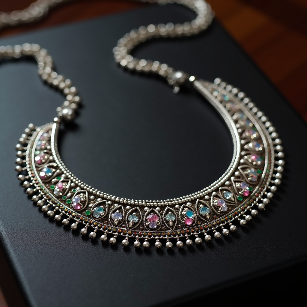 Beaded Silk Road Necklace