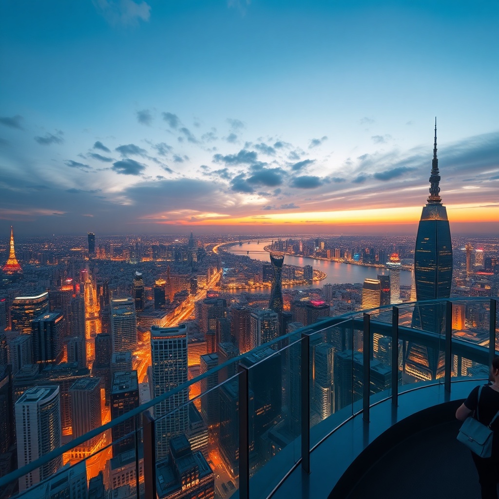 Seoul Sky Observatory: Summer Evenings Above the City