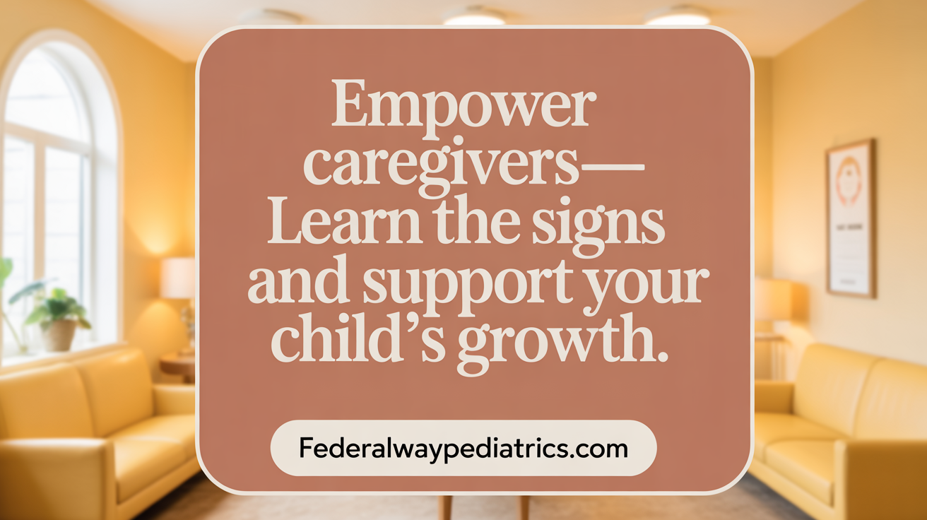 Empower caregivers—Learn the signs and support your child's growth.