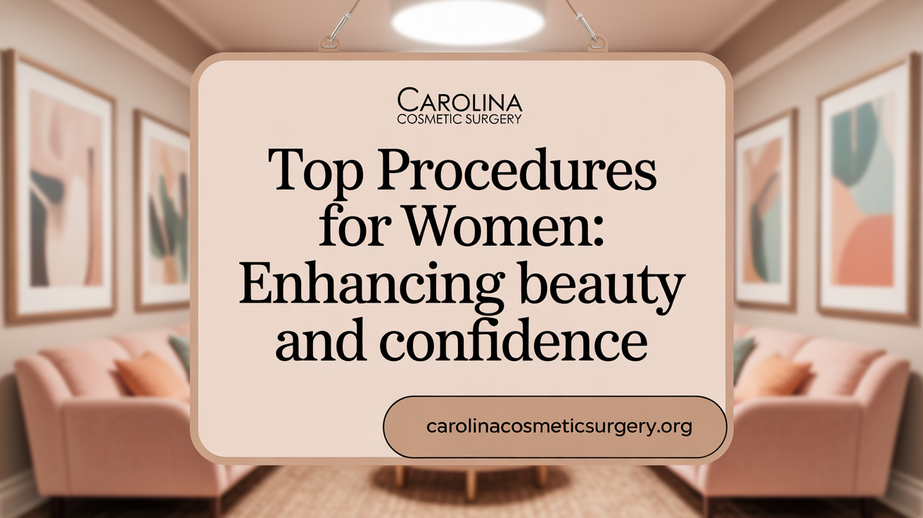 Top Procedures for Women: Enhancing Beauty and Confidence