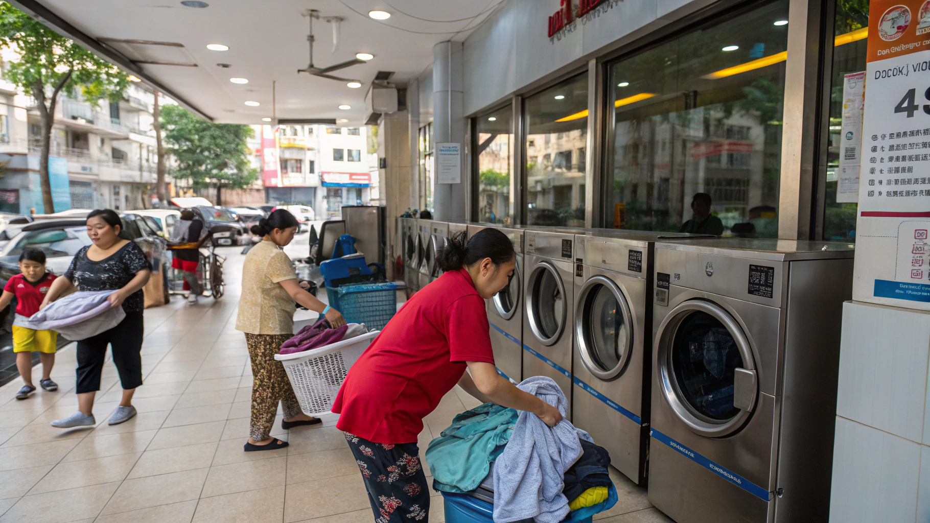 Dịch vụ giặt lấy liền tại Quận 1