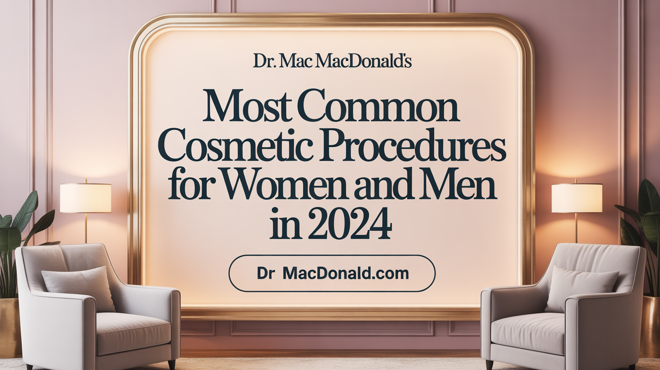 Most Common Cosmetic Procedures for Women and Men in 2024