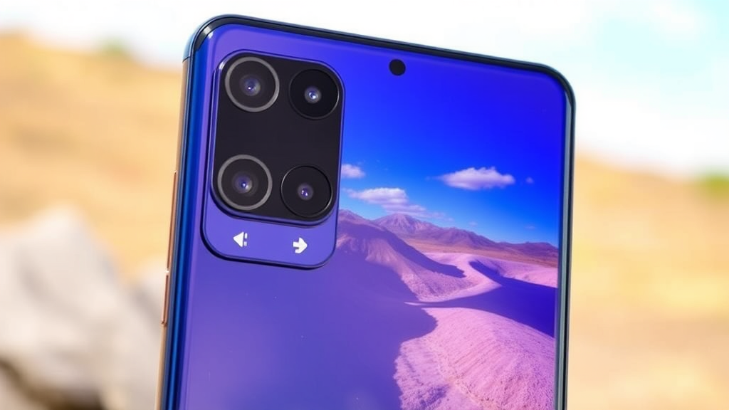 تصویری از سامسونگ گلکسی S24 اولترا با نمایشگر روشن و سیستم دوربین چندگانه، مناسب برای mobile phone reviews